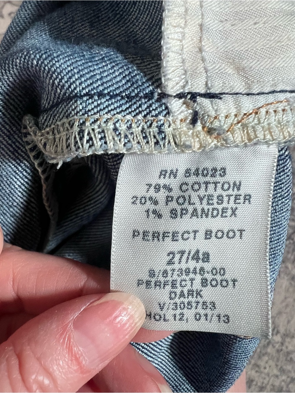 GAP vintage Women's Medium Wash perfect Bootcut Jeans Sz 27 - Picture 8 of 10